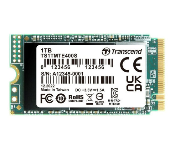 Transcend Kenalkan SSD Murah dengan interface M.2 2242: MTE400S 1 SSD Transcend MTE400S