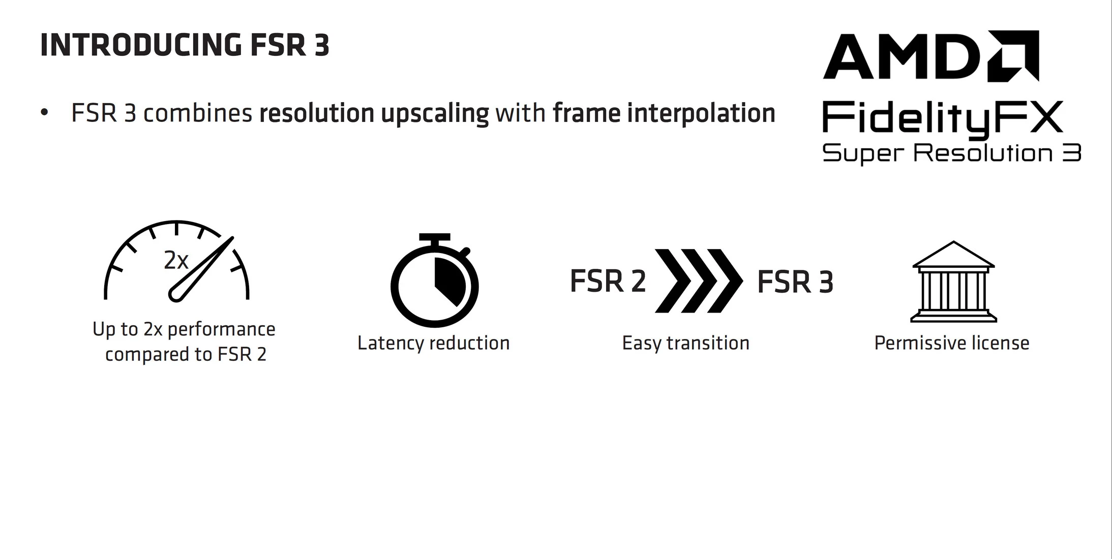AMD FSR 3.0 at GDC 2023