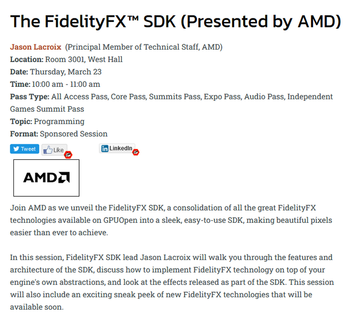 AMD Akan Tunjukkan FSR 3 di GDC 2023? 2 AMD FSR 3