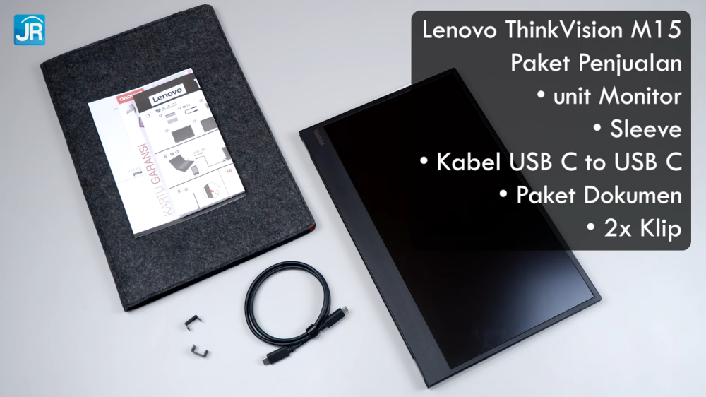 Review Lenovo ThinkVision M15: Layar Ekstra, Portable, Ukuran Besar, Untuk Pakai di Mana Saja 4 Lenovo ThinkVision M15 4