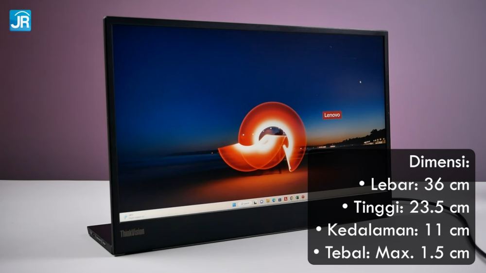 Review Lenovo ThinkVision M15: Layar Ekstra, Portable, Ukuran Besar, Untuk Pakai di Mana Saja 8 Lenovo ThinkVision M15 8