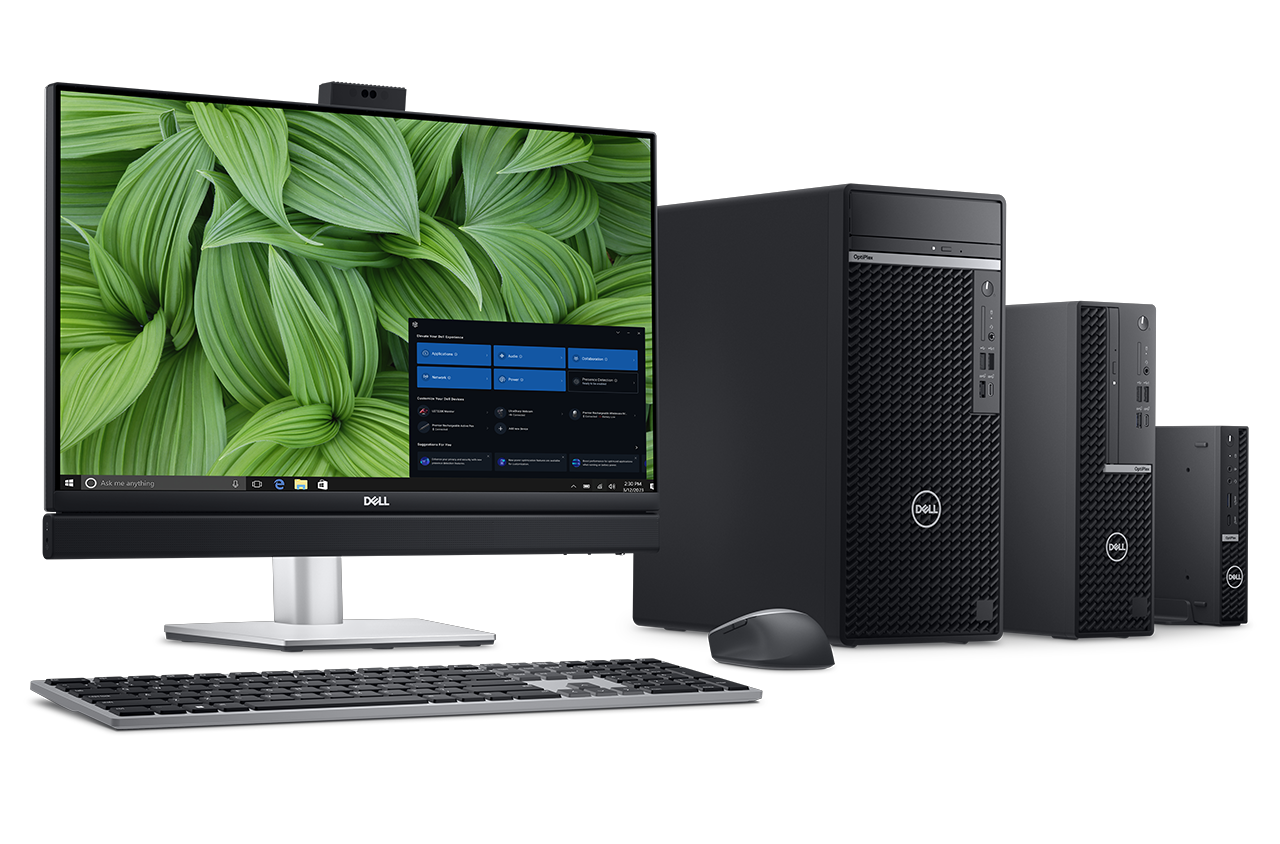 Portofolio PC Komersial Dell Baru untuk Bekerja dari Mana pun dan untuk Melakukan Berbagai Hal 28 OptiPlex Family