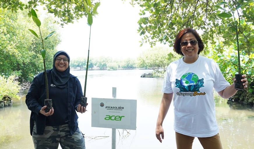 Lanjutkan Gerakan #SayangBumi, Acer dan Seasoldier Tanam Mangrove dan Bersihkan Pantai 1 Gerakan SayangBumi Acer dan Seasoldier