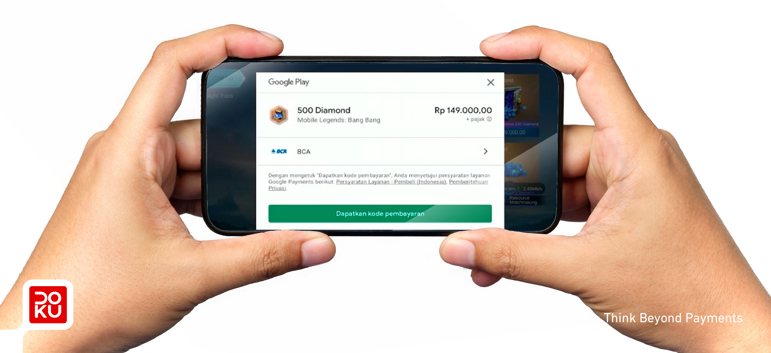 Direct Release: Beli Konten di Google Play Bisa Pakai Virtual Account BCA Melalui DOKU 3 Visual VA BCA 160323