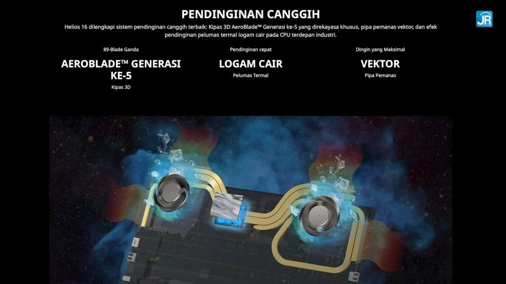 Review Acer Predator Helios 16: Laptop MONSTER-nya Acer! 16 Predator Helios 16 25