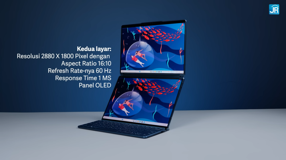 Review Lenovo Yoga Book 9i: Laptop 2 Layar OLED 360° yang Lengkap dan VIRAL! 11 Lenovo Yoga Book 9i 21