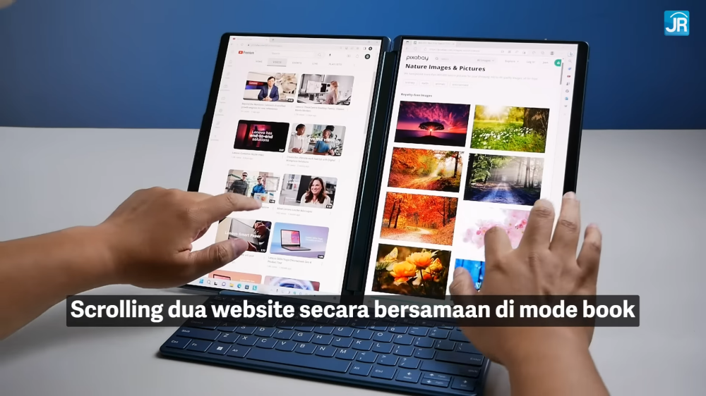 Review Lenovo Yoga Book 9i: Laptop 2 Layar OLED 360° yang Lengkap dan VIRAL! 17 Lenovo Yoga Book 9i 28