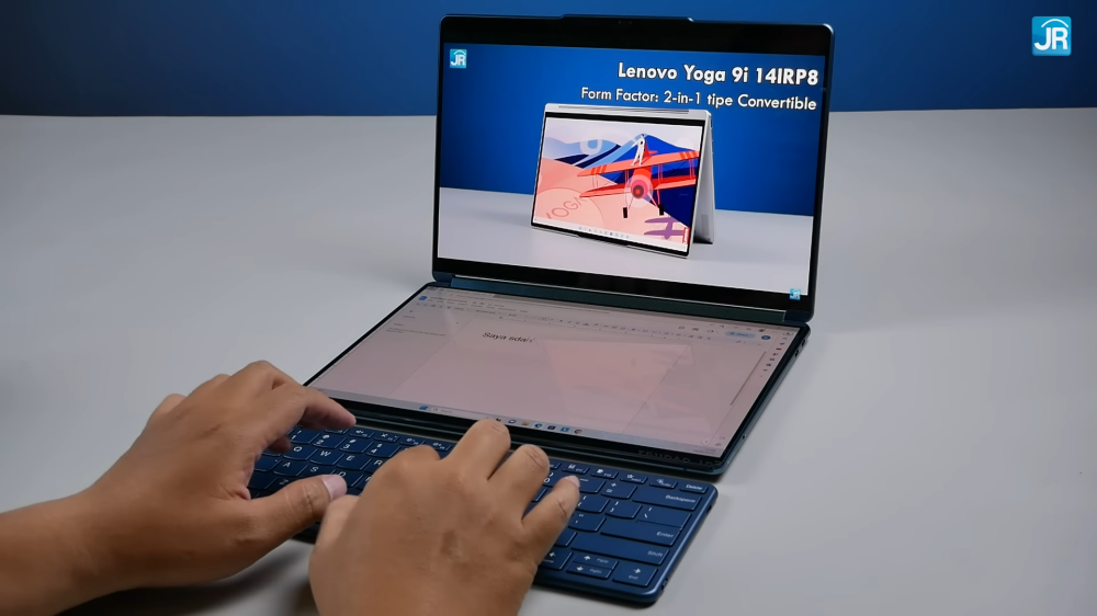 Review Lenovo Yoga Book 9i: Laptop 2 Layar OLED 360° yang Lengkap dan VIRAL! 6 Lenovo Yoga Book 9i 36