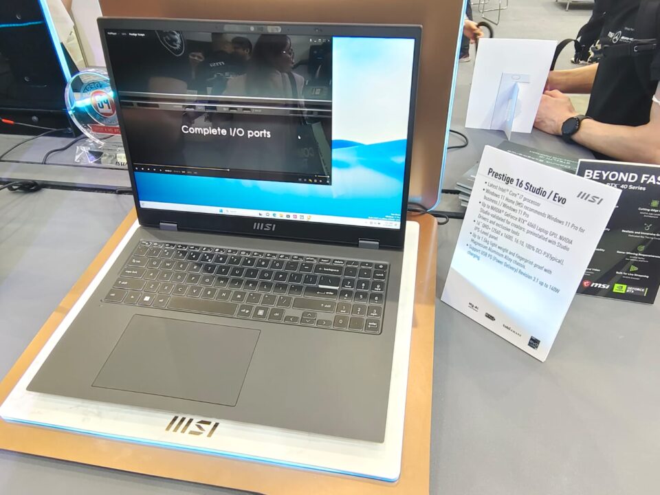 Jajaran Laptop Baru MSI di Computex 2023 5 Prestige 16 Evo Studio