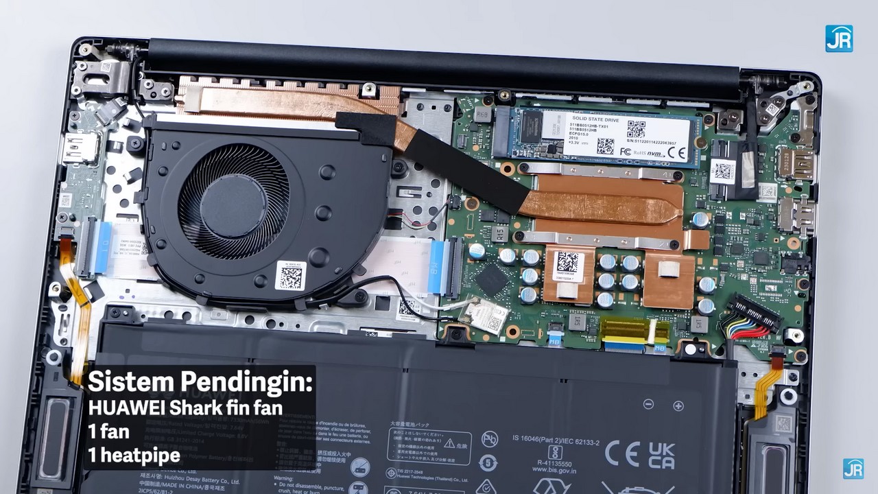 Review Huawei MateBook D 14 (2023): Desain Mewah, Prosesor Kencang, Tetap Terjangkau! 23 Review Matebook D 14 35