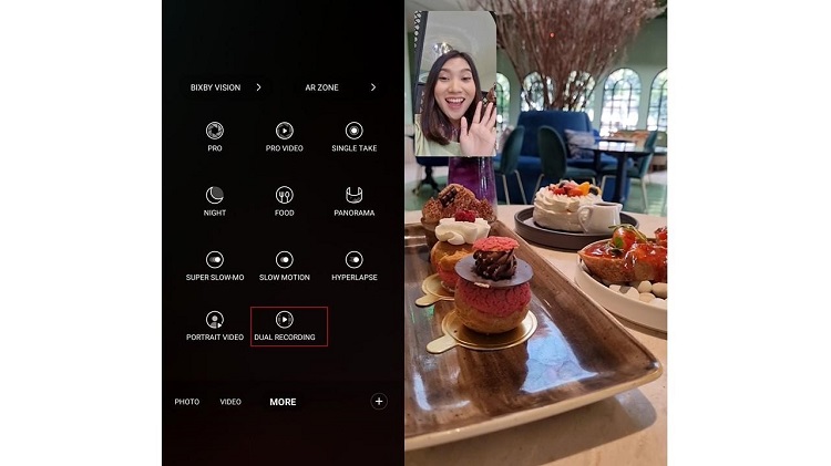 Direct Release: Tips Bikin Konten Food Vlogging Lebih Epic dengan Samsung Galaxy S21 FE 5G 5 Foto 5 Cara Mengaktifkan Dual Recording Ketika Merekam Video