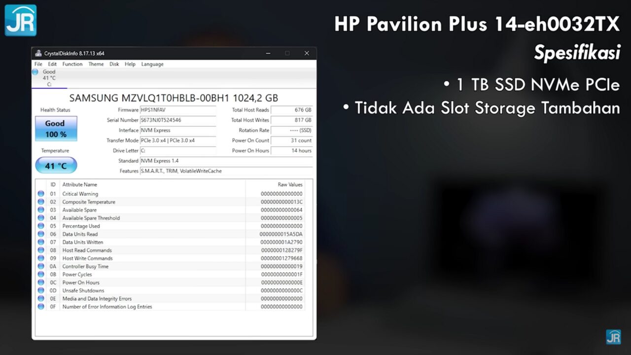 Review HP Pavilion Plus 14-eh0032TX: Laptop Mewah Terjangkau dengan RTX 2050 6 Review HP Pavilion Plus 14 9