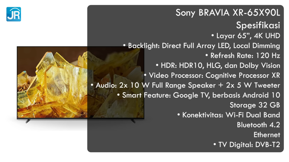 Review Sony BRAVIA XR X90L: TV Berkualitas dengan Fitur Gaming Ekstra 9 Sony BRAVIA XR X90L 9