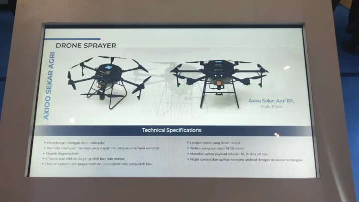 Axioo Sekar Agri: Drone Penyemprot Buat Petani Modern 5 Axio Sekar Agri Drone Sprayer 5