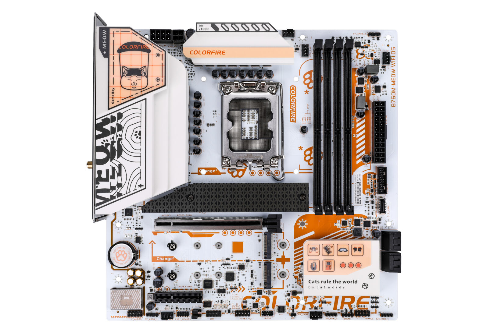 COLORFUL Luncurkan Seri  B760M MEOW ORANGE