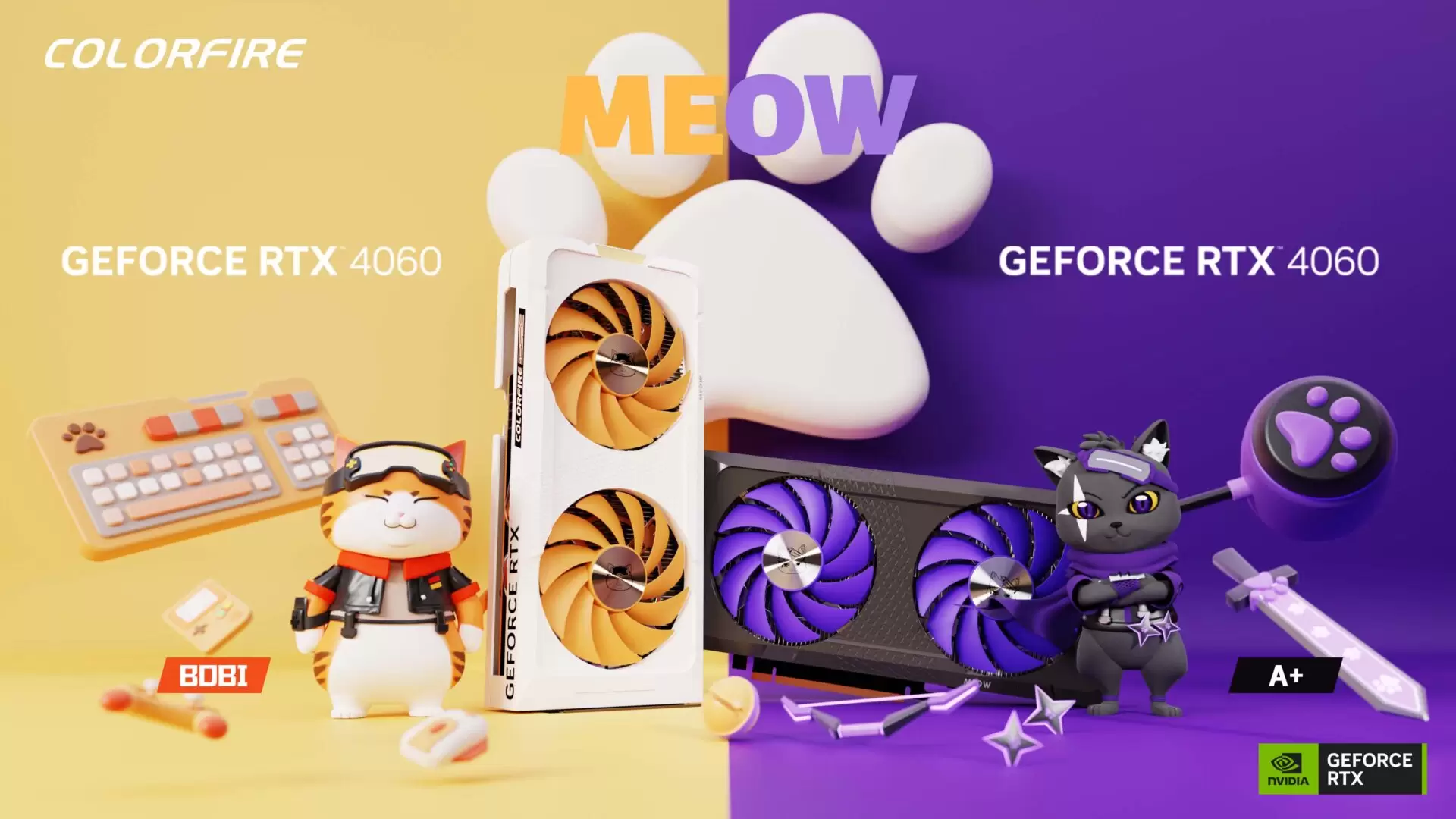 COLORFUL Luncurkan Seri  MEOW SERIES KV
