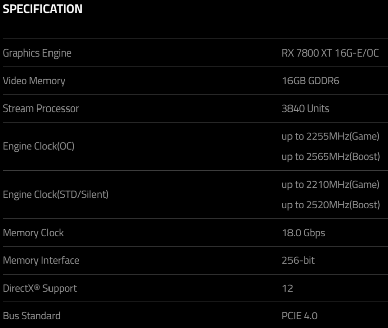 PowerColor Tak Sengaja Bocorkan Kartu Grafis RX 7800 XT Red Devil 2 RX 7800XT SPECS 1 768x650 1