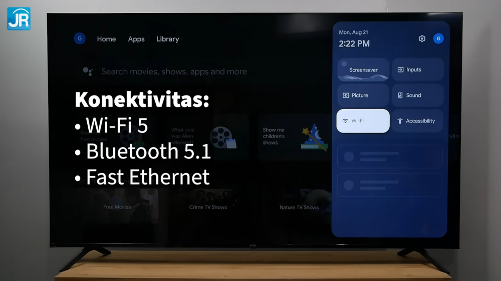 Review SmartTV SPC ST75: Google TV 75 SmartTV SPC ST75 12