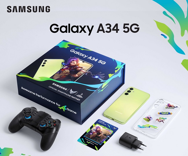Direct Release: Samsung Galaxy A34 5G dengan Warna Baru, Gratis Paket Gaming Senilai Hingga 1 Juta Rupiah 27 Galaxy A34 5G Lime Gaming Package