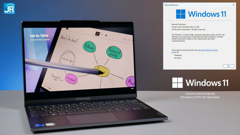 Review Lenovo ThinkBook Plus Twist: Laptop Kerja Premium dengan 2 Layar Unik 9 Lenovo ThinkBook Plus Twist 9