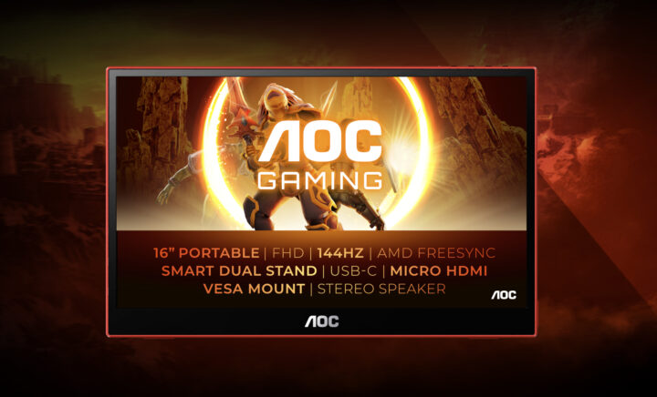 AOC Umumkan Display Portable Gaming 16G3 Ukuran 15,6 Inci 1 AOC Gaming 16G3