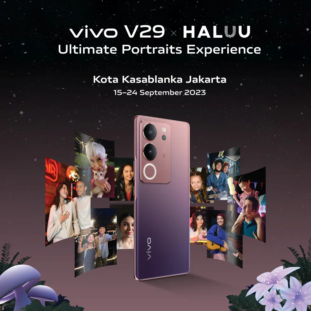 Vivo V29 x HALUU, vivo Ajak Pengguna Jajal Fitur Aura Light Portrait 2 vivo V29 Ultimate Portraits
