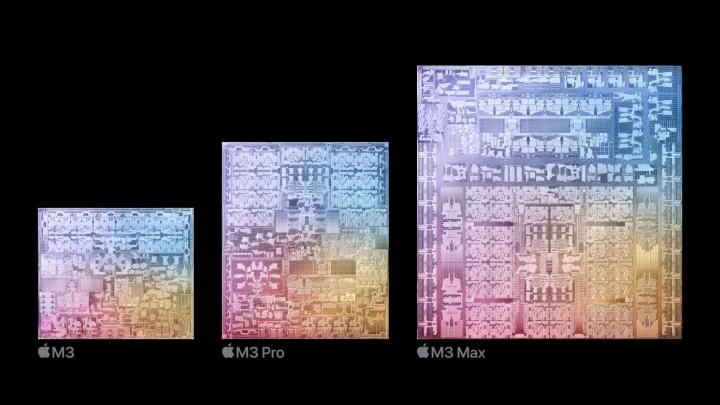 Apple M3 chip series architecture screen