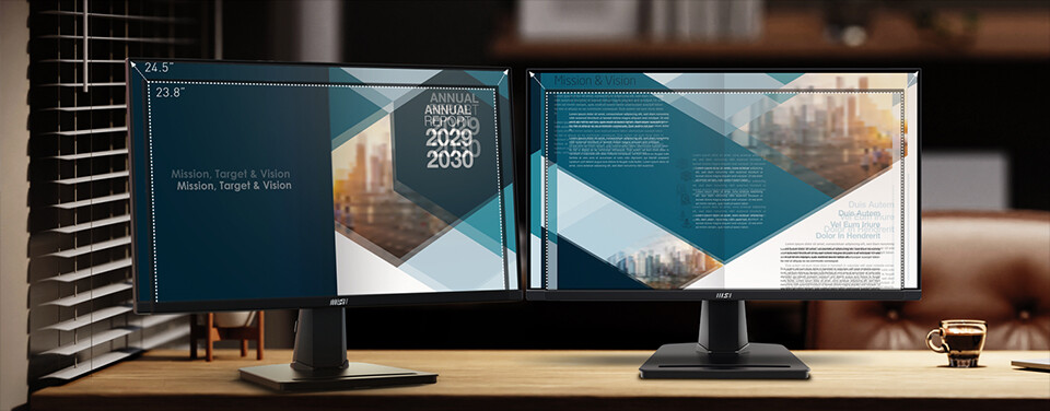 MSI Umumkan Monitor Bisnis 24,5 Inci dengan EyesErgo Pertama di Dunia 3 MSI PRO MP251 Series 3