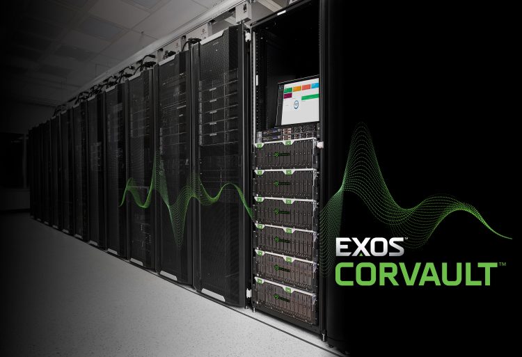 Direct Release: Seagate Membawa Sistem Penyimpanan Blok Berkapasitas Multi-Petabyte dan Berperforma Tinggi ke Peningkatan Baru yang Mencapai 2,5 PB 21 Foto 5 Seagate Exos® CORVAULT™ 4U106 Server room Hi Res e1700719076422