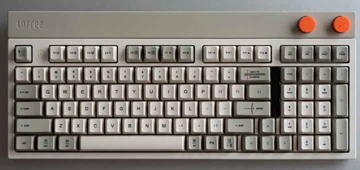 Lofree Block 98 wireless retro-style mechanical keyboard