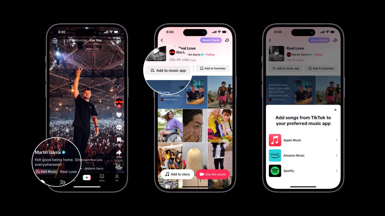 TikTok Rilis Fitur Add to Music App 1 Add to Music App