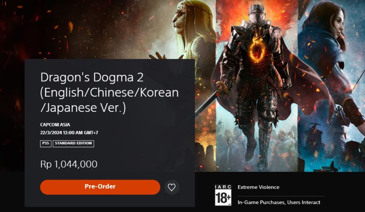 Dragon’s Dogma 2 Jadi Game Seharga 1 Juta Rupiah Pertama Capcom! 2 fae378a7c794722e2e172b9282b4fc4d