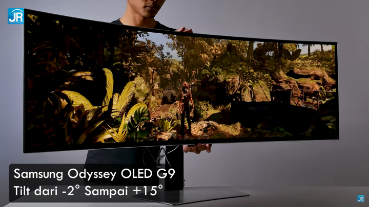 Review Samsung Odyssey OLED G9 49”: Ekstra Lebar dengan Tampilan Mantap, 240 Hz dan Banyak Fitur Gaming 9 review Samsung Odyssey OLED G9 49 Inci 11