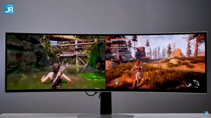 Review Samsung Odyssey OLED G9 49”: Ekstra Lebar dengan Tampilan Mantap, 240 Hz dan Banyak Fitur Gaming 21 review Samsung Odyssey OLED G9 49 Inci 34