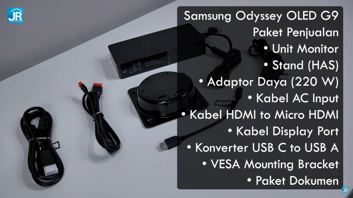 Review Samsung Odyssey OLED G9 49”: Ekstra Lebar dengan Tampilan Mantap, 240 Hz dan Banyak Fitur Gaming 4 review Samsung Odyssey OLED G9 49 Inci 6