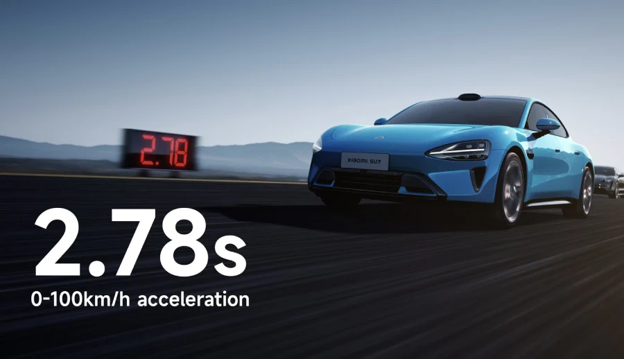 Xiaomi SU7 Max speed