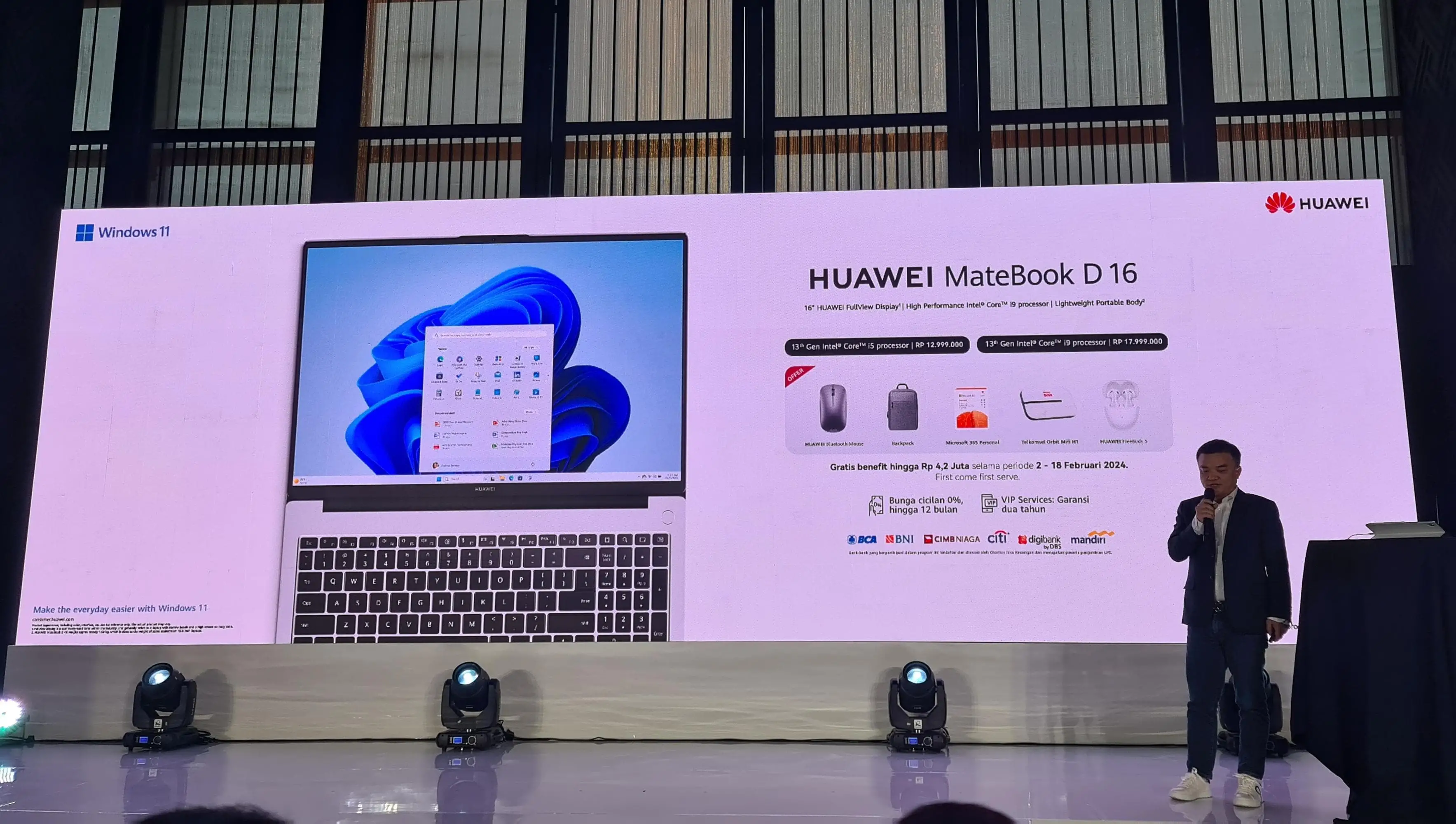 Huawei Matebook D16  (2024) Meluncur, Tipis Kencang dengan Intel Core i9 Gen-13 10 Huawei Matebook D16 2024