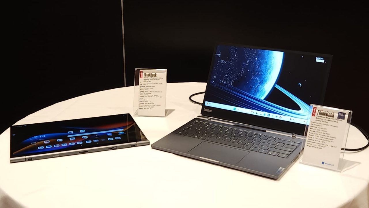 Kerennya ThinkBook Plus Gen 5 Hybrid, Bisa Jadi PC/Laptop Windows atau Tablet Android 1 Lenovo ThinkBook Plus Gen 5 Hybrid