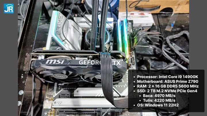Review Apacer AS2280Q4L : SSD M.2 PCIe Gen 4 Terjangkau 15 Test Bed