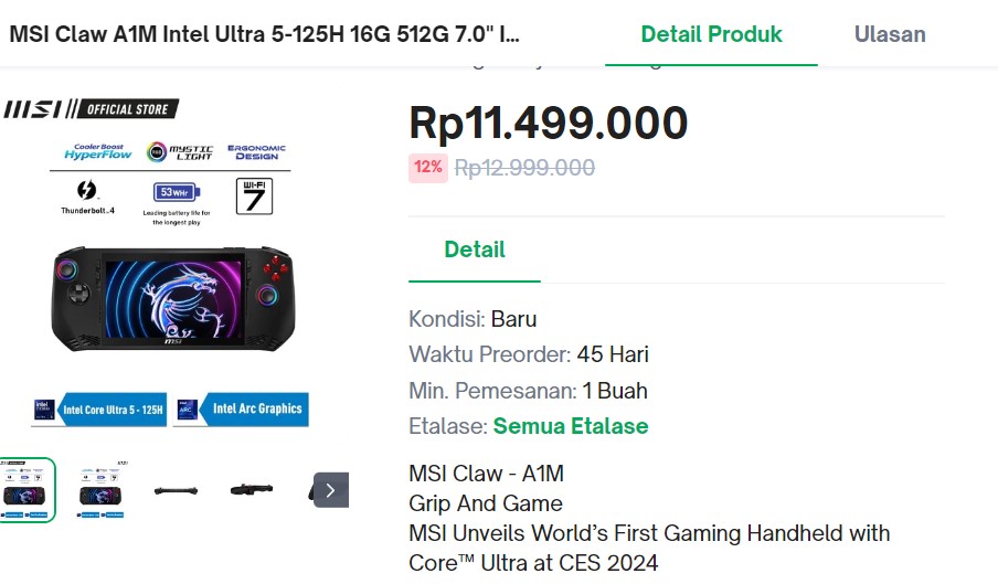 Handheld PC – MSI Claw A1M Masuk Resmi Indonesia di Harga 11,5 Juta Rupiah! 1 a8162c10d233d5667550280542c39ee2