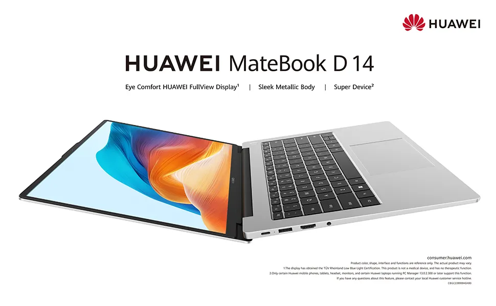 Huawei Hadirkan MateBook D14 Baru dengan Intel Core i3-1215U 1 Huawei Hadirkan MateBook D14 Baru dengan Intel Core i3-1215U