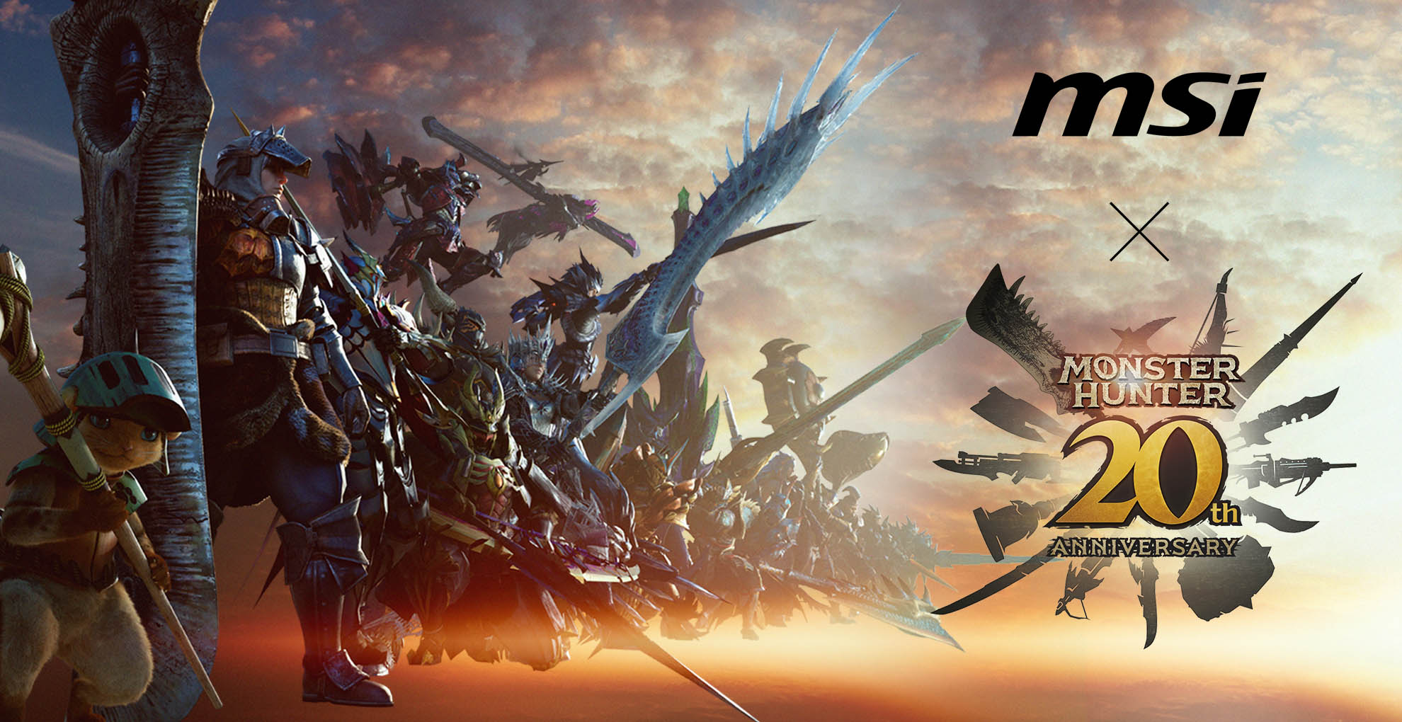 MSI Kolaborasi dengan CAPCOM, Rilis Produk Gaming Monster Hunter Edisi Terbatas 1 MSI x CAPCOM Monster Hunter Gaming Product