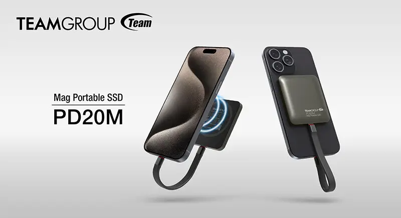 Team Group Luncurkan SSD Eksternal dengan Dukungan Magnetik 4 Team Group PD20M Magnetic External SSD