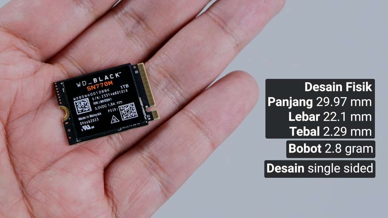Review WD_Black SN770M: SSD Mungil, Kapasitas Besar, Kencang untuk Gaming 1 WD Black SN770M 12