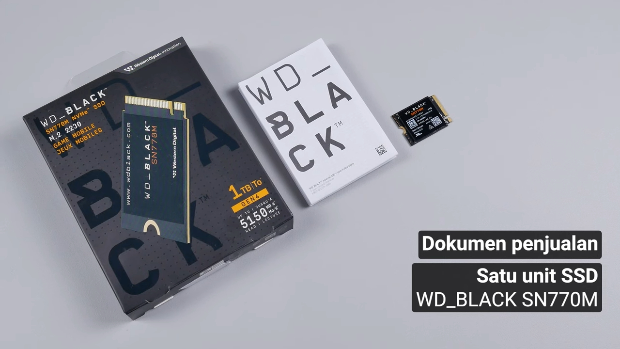 Review WD_Black SN770M: SSD Mungil, Kapasitas Besar, Kencang untuk Gaming 6 WD Black SN770M 7