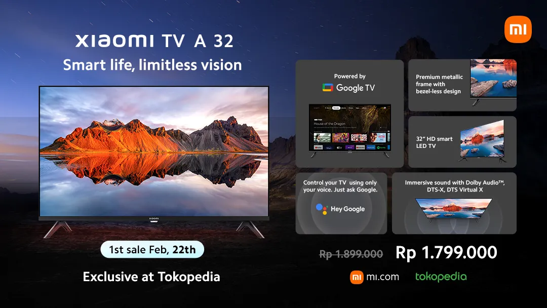 Xiaomi TV A dan A Pro Kini Tersedia Dalam Varian 32 Inci 10 Xiaomi TV A 32 inch