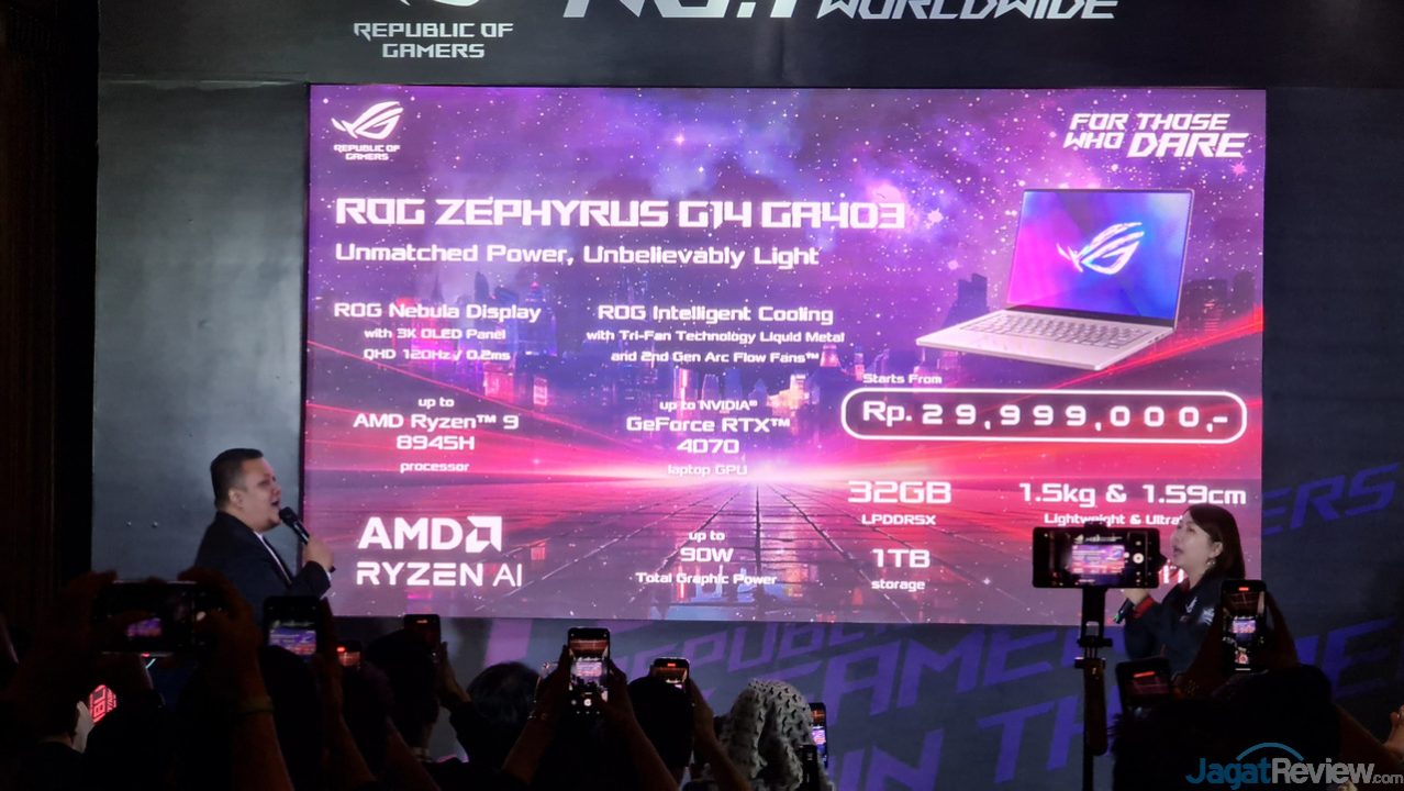 ASUS Indonesia Rilis Laptop Gaming Super Ringan, Hanya 1.5 KG 8 ASUS ID ROG Launch 01