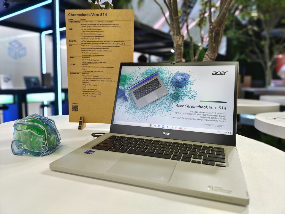 25 Tahun Acer di Indonesia, Sudah Kontribusi Apa Saja? 4 Acer Chromebook Vero dengan OceanGlass Touchpad @Computex 2023