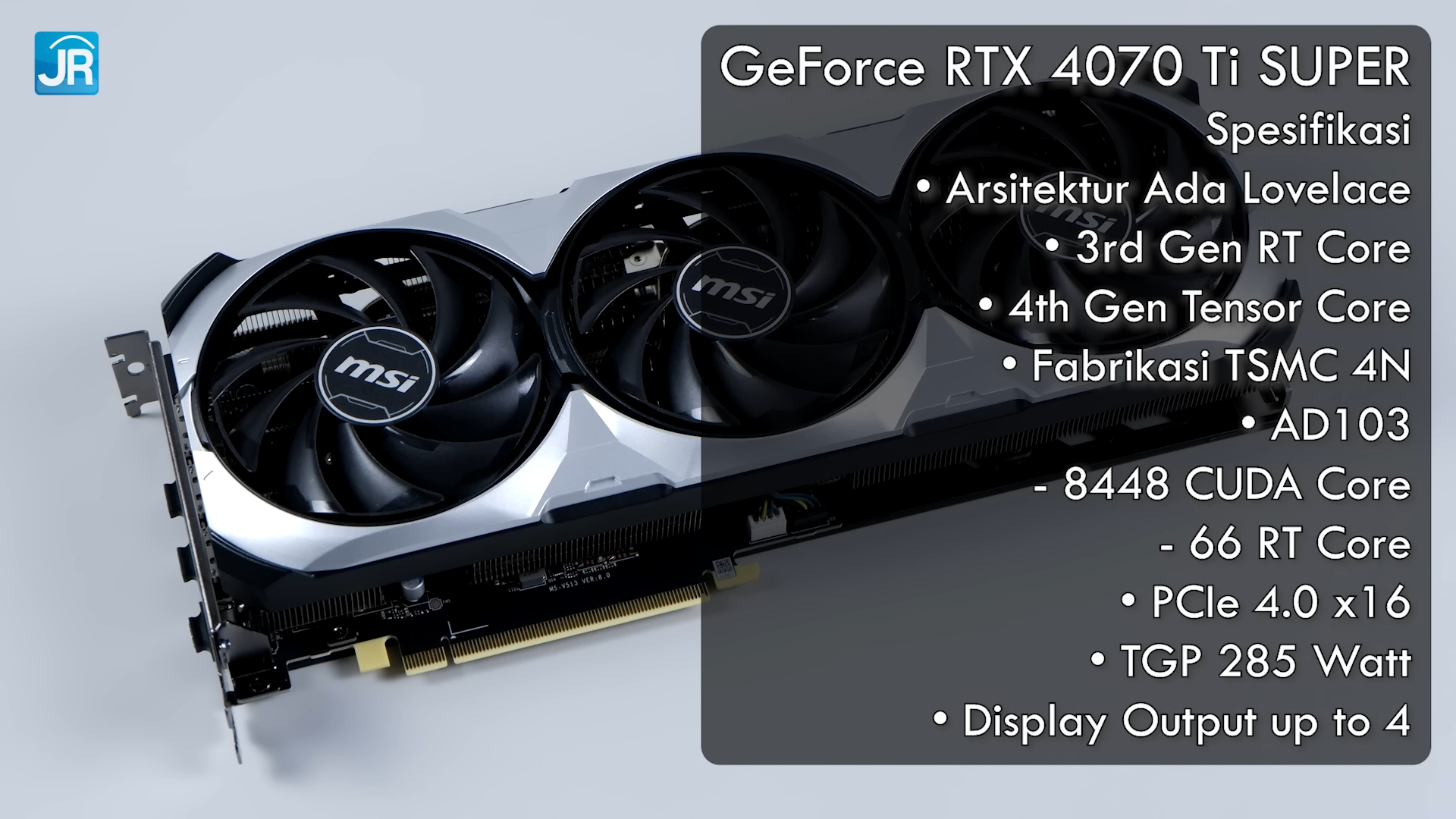 Review MSI GeForce RTX 4070 Ti SUPER 16G VENTUS 3X 6 MSI GeForce RTX 4070 Ti SUPER 16G VENTUS 3X 6