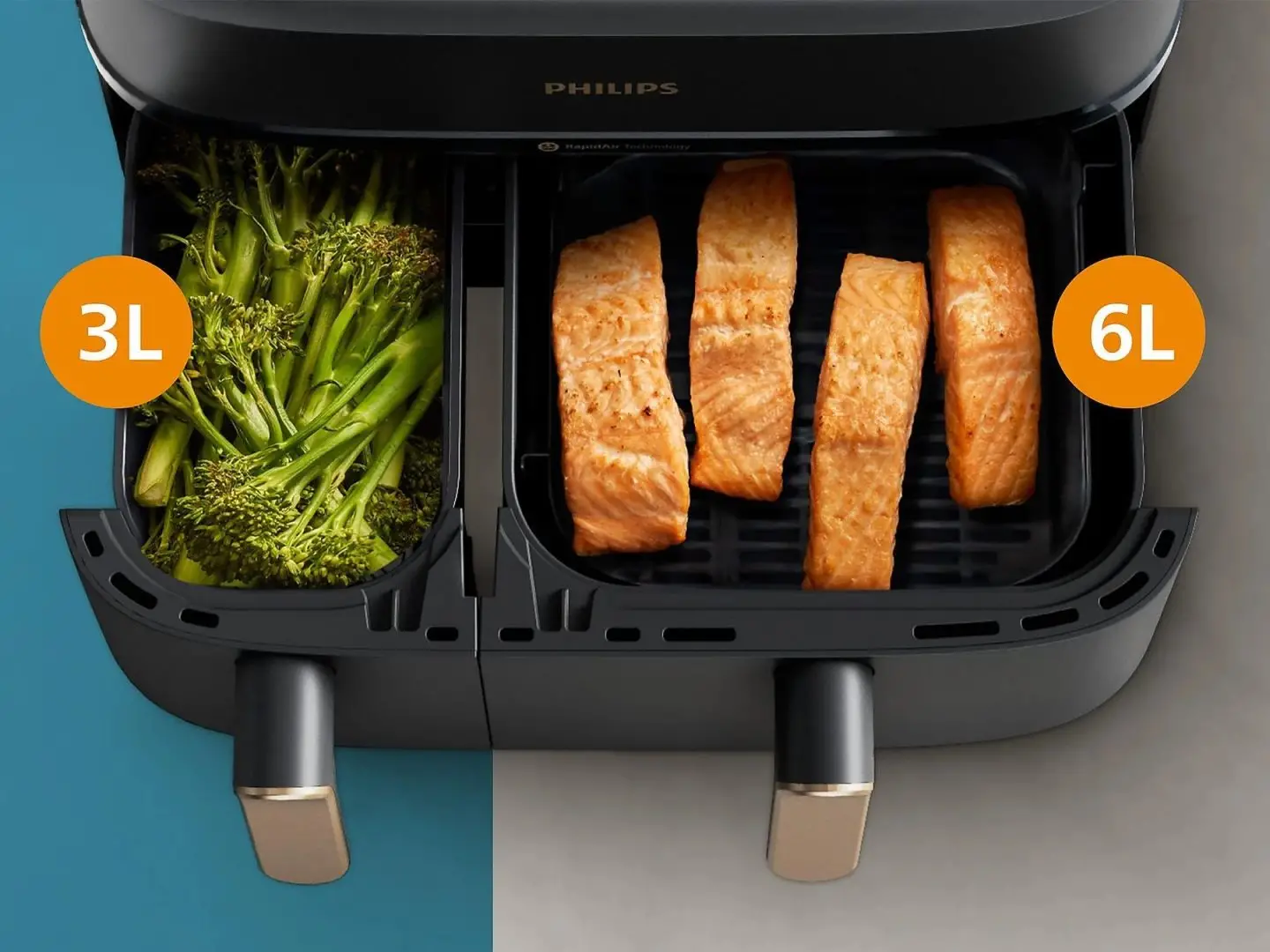 Philips akan Luncurkan AirFryer dengan Dua Kompartemen 3 Philips seri 3000 Dual Basket Airfryer